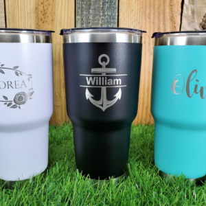 Monogrammed Travel Mug