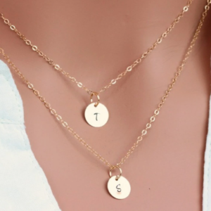 Layered Initial Necklace